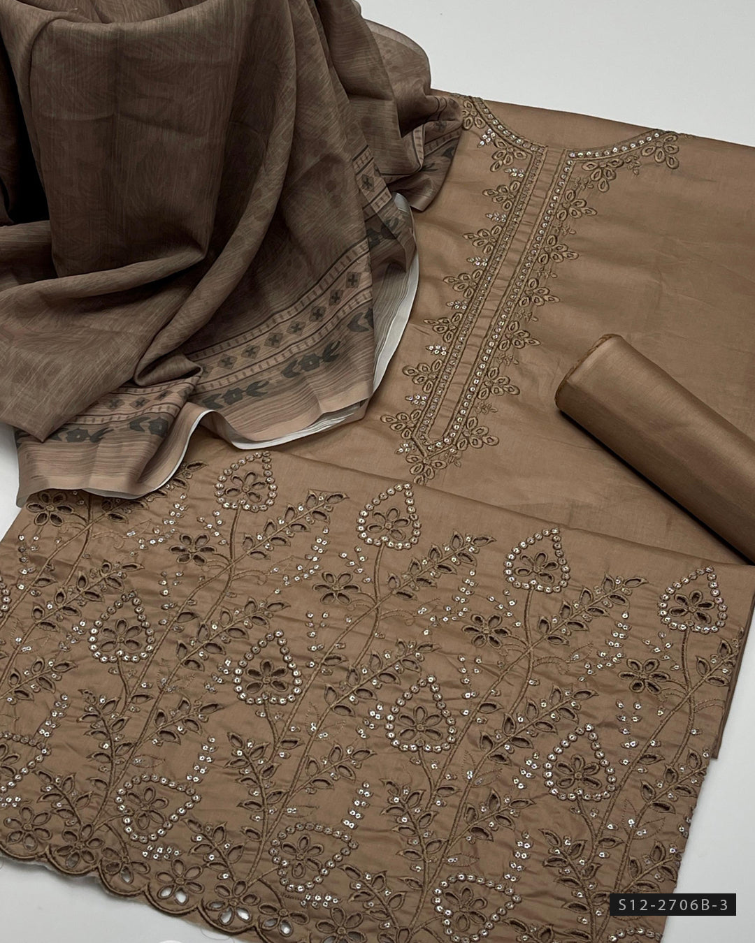 3 PC Unstitched Lawn Dress Collection