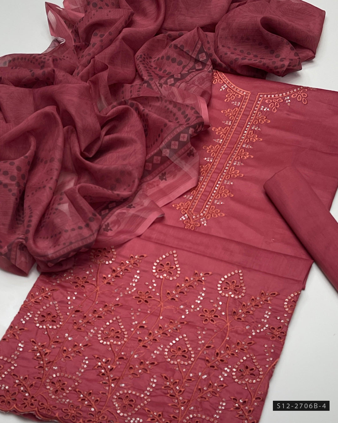 3 PC Unstitched Lawn Dress Collection