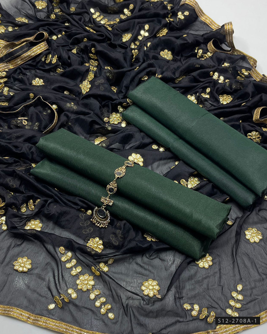 3 PC Unstitched Fancy Dress Collection