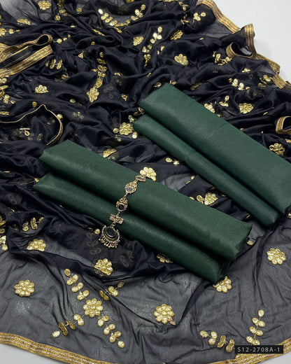 3 PC Unstitched Fancy Dress Collection