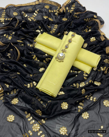 3 PC Unstitched Fancy Dress Collection