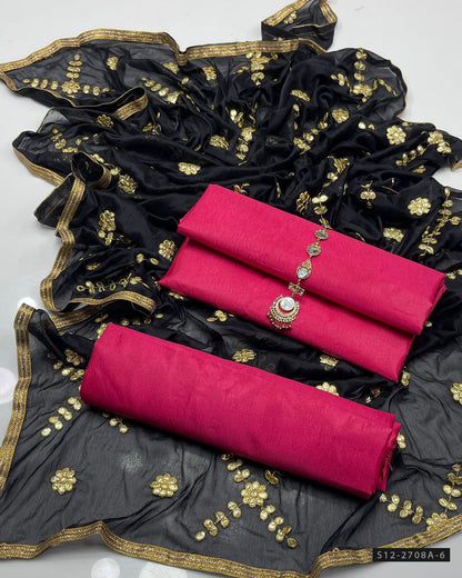 3 PC Unstitched Fancy Dress Collection