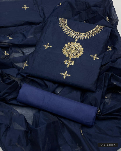 3 PC Unstitched Paper Cotton Dress Collection