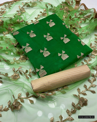 3 PC Unstitched Fancy Dress Collection