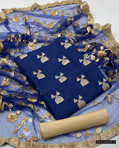 3 PC Unstitched Fancy Dress Collection