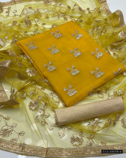 3 PC Unstitched Fancy Dress Collection