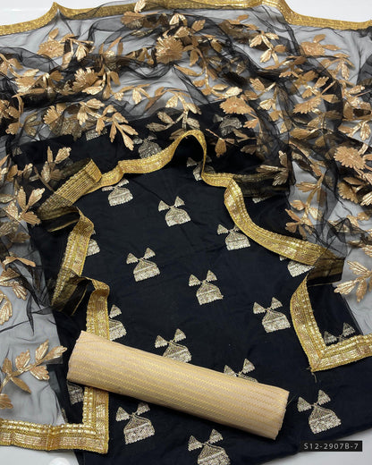 3 PC Unstitched Fancy Dress Collection