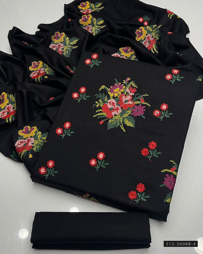 3 PC Unstitched Dhanak Marina Dress Collection