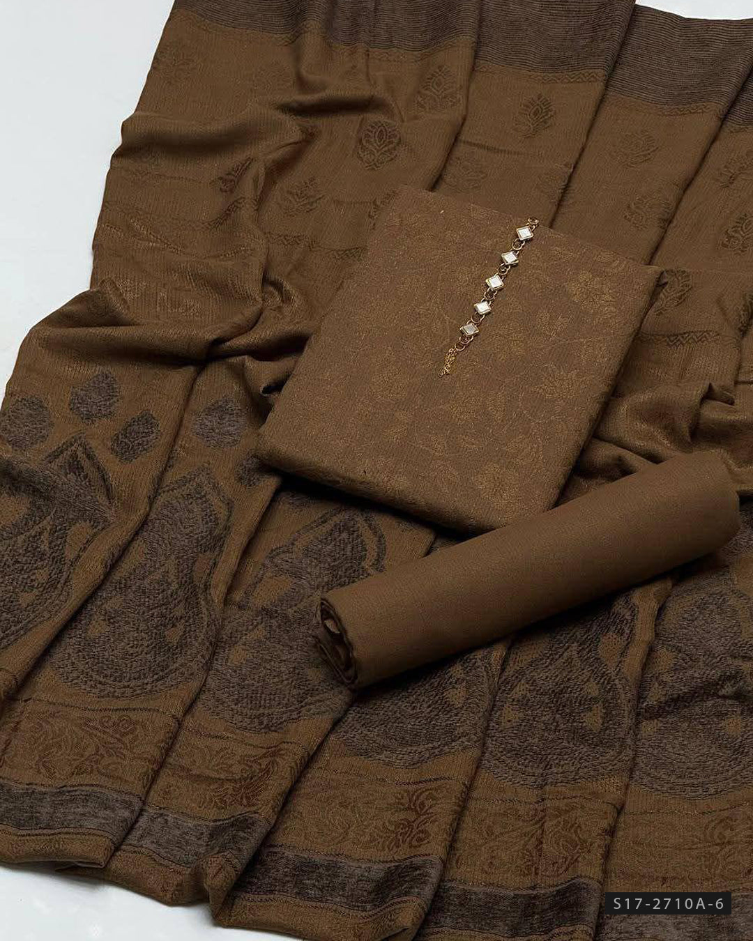 3 PC Unstitched Dhanak Marina Dress Collection