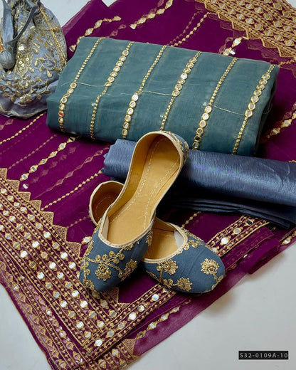 3 PC Unstitched Formal Wear Dress Collection