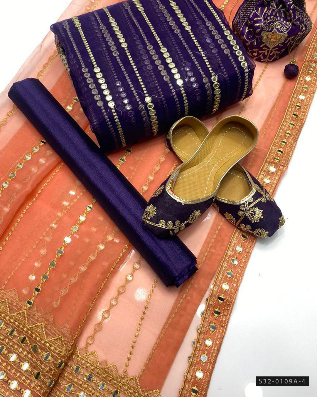 3 PC Unstitched Formal Wear Dress Collection