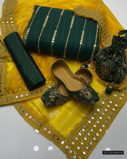 3 PC Unstitched Formal Wear Dress Collection