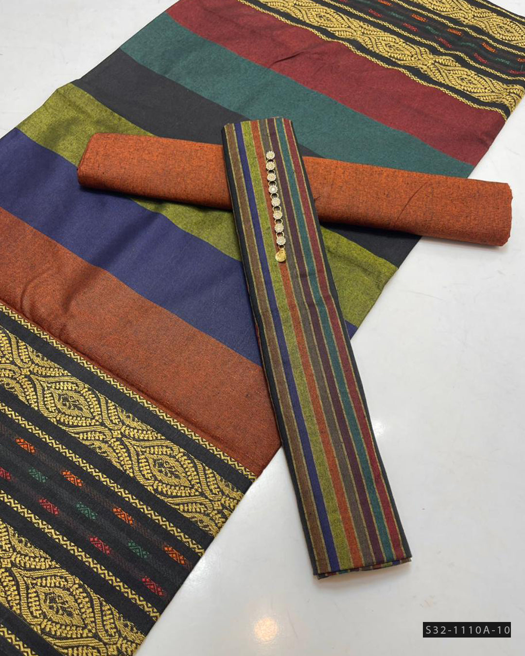 3 PC Unstitched Multani Khaddar Susi Dress