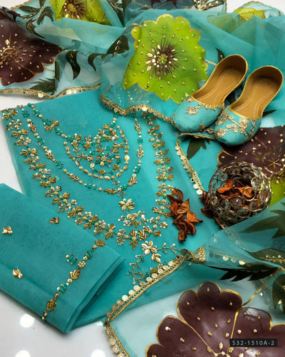 3 PC Unstitched Formal Wear Dress Collection