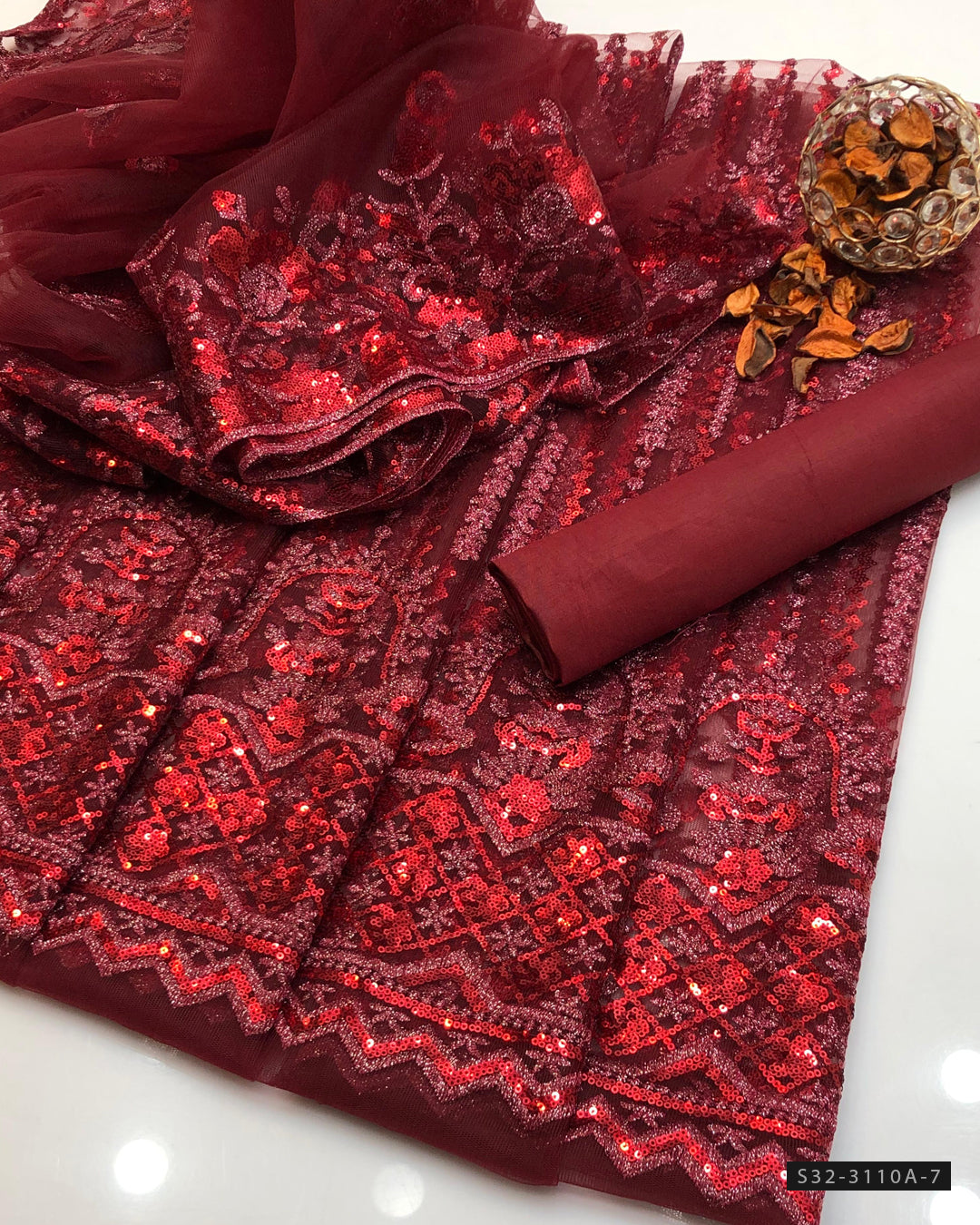 3 PC Unstitched Formal Wear Dress Collection