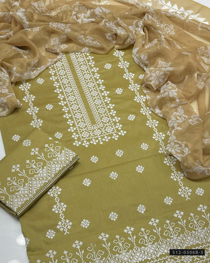 3 PC Unstitched Lawn Dress Collection