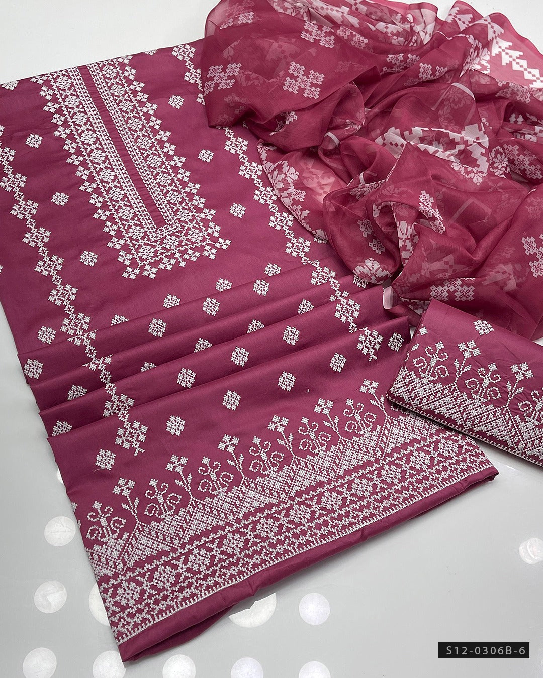 3 PC Unstitched Lawn Dress Collection