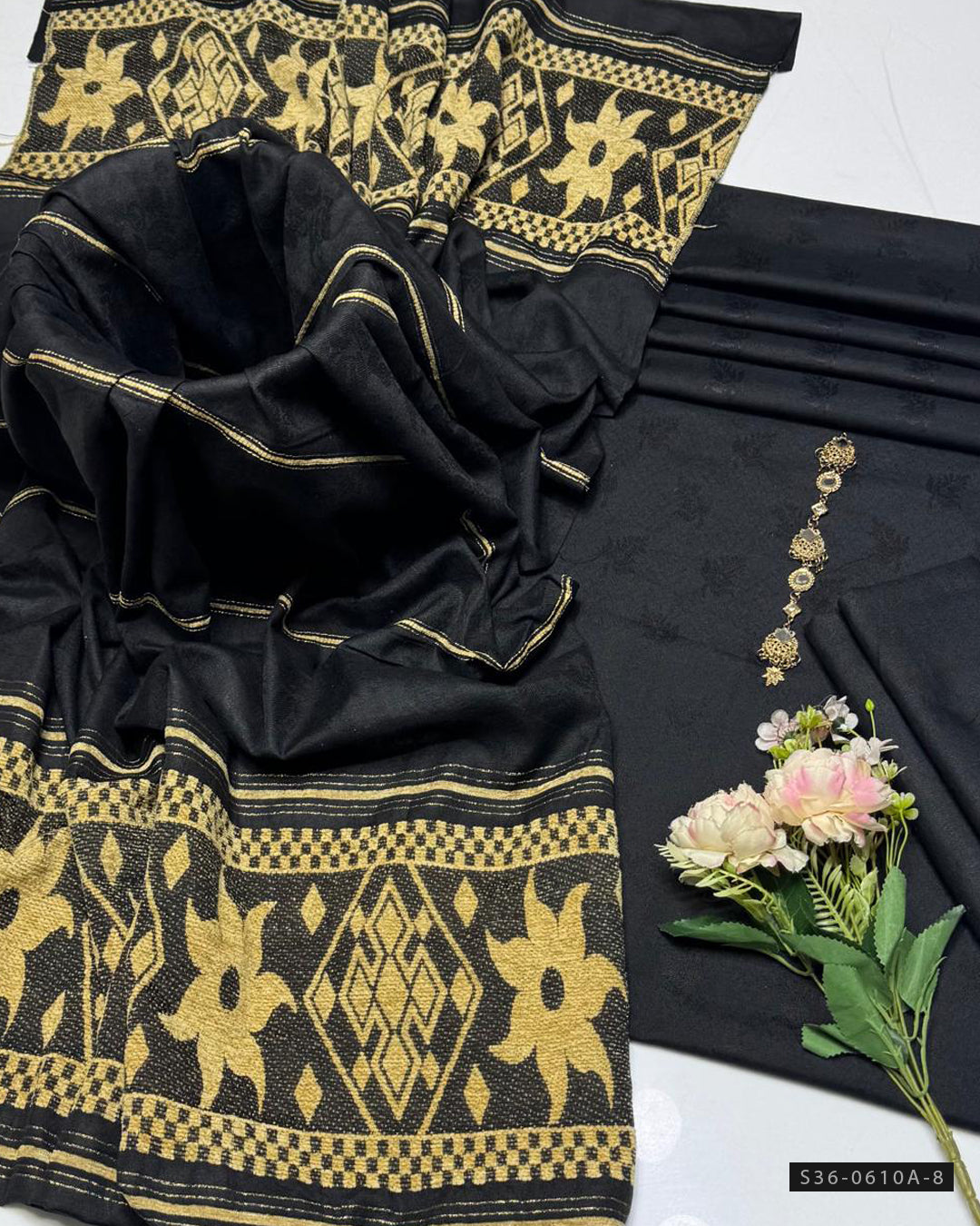 3 PC Unstitched Acrylic Dress Collection