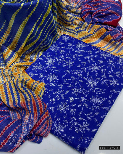 3 PC Unstitched Hand Embroidered Lawn Collection