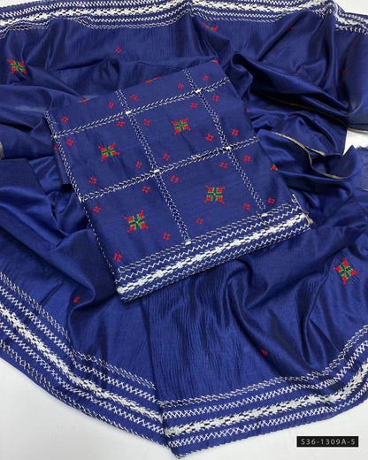 Handmade 2 PC Unstitched Paper Cotton Dress Collection