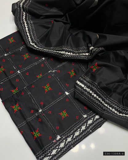 Handmade 2 PC Unstitched Paper Cotton Dress Collection