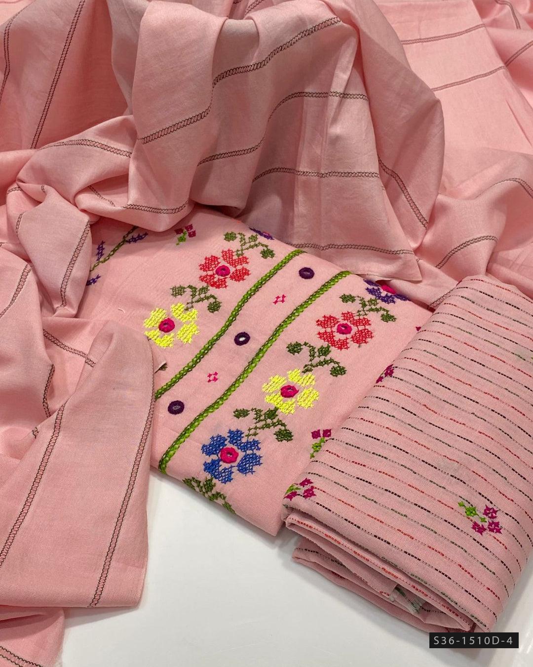 Handmade 3 PC Unstitched Khaddi Dress Collection