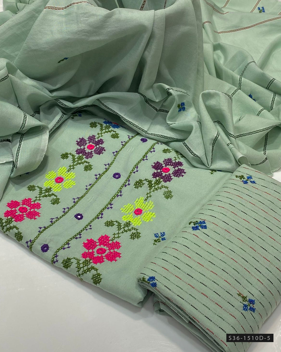 Handmade 3 PC Unstitched Khaddi Dress Collection