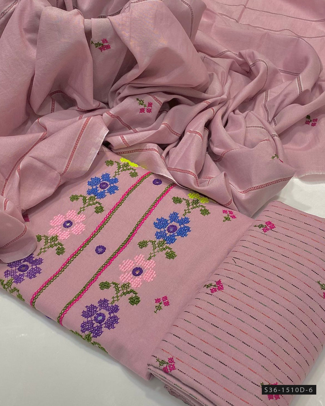 Handmade 3 PC Unstitched Khaddi Dress Collection