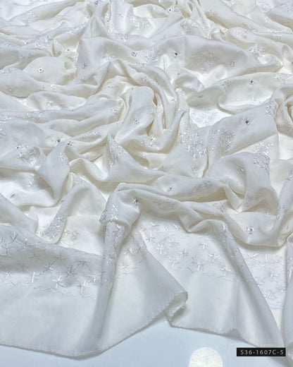 Handmade Embroidered Swiss Lawn Chaddar