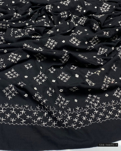 Handmade Embroidered Swiss Lawn Chaddar