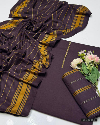 3 PC Unstitched Marina Dress Collection