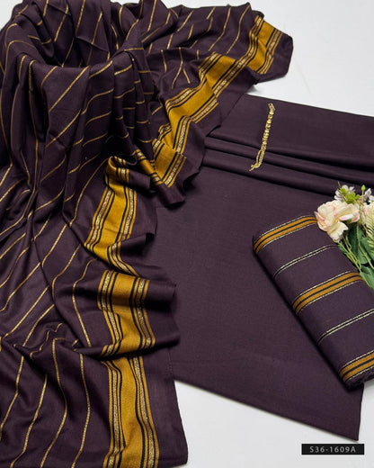 3 PC Unstitched Marina Dress Collection