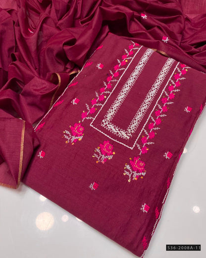 Handmade 2 PC Unstitched Paper Lawn Dress Collection