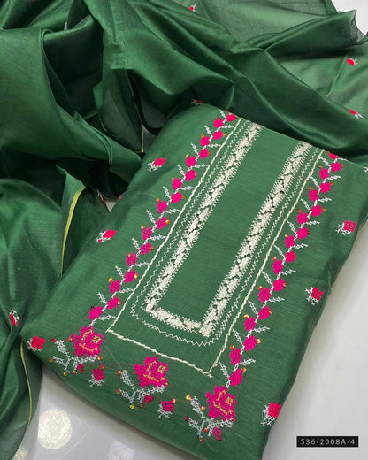 Handmade 2 PC Unstitched Paper Lawn Dress Collection