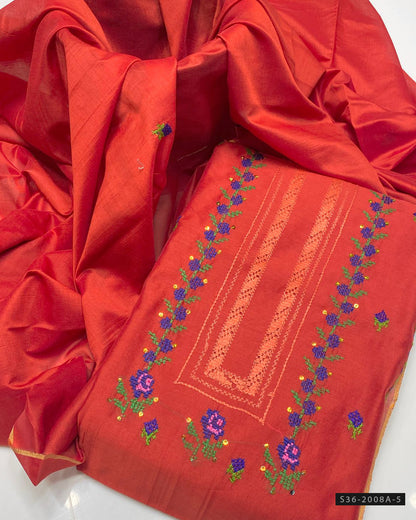 Handmade 2 PC Unstitched Paper Lawn Dress Collection