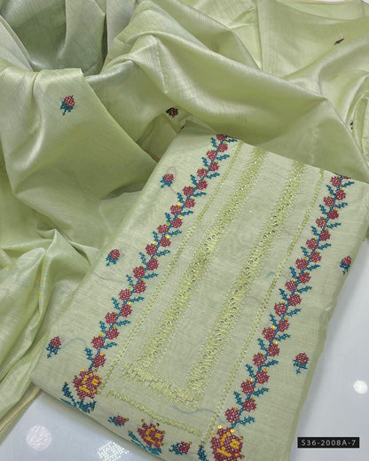 Handmade 2 PC Unstitched Paper Lawn Dress Collection