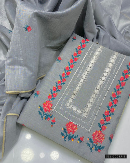 Handmade 2 PC Unstitched Paper Lawn Dress Collection