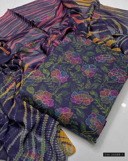 Handmade 3 PC Unstitched Pure Lawn Dress Collection