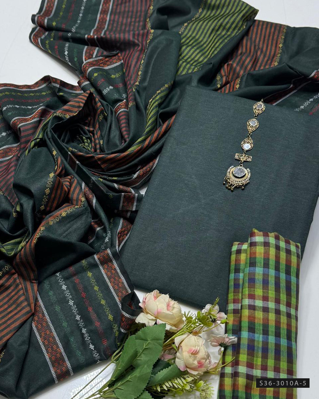 3 PC Unstitched Khaddi Dress Collection