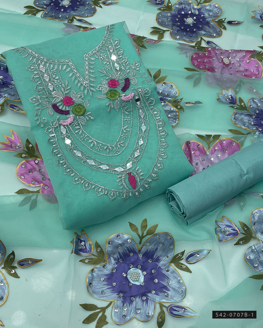 3 PC Unstitched Formal Wear Dress Collection