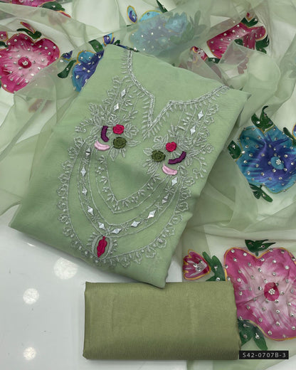 3 PC Unstitched Formal Wear Dress Collection