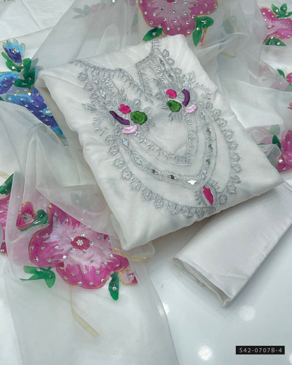 3 PC Unstitched Formal Wear Dress Collection