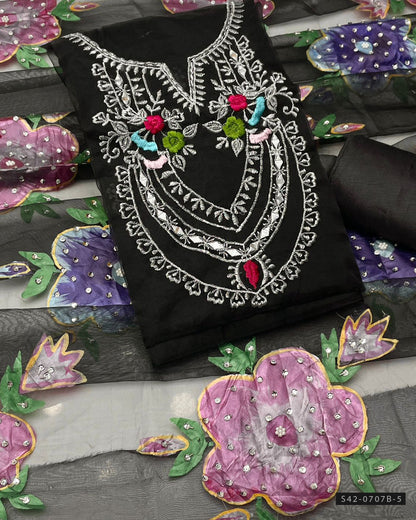 3 PC Unstitched Formal Wear Dress Collection