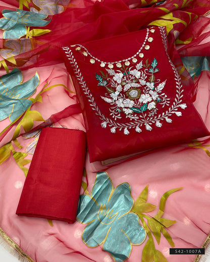 3 PC Unstitched Formal Wear Dress Collection