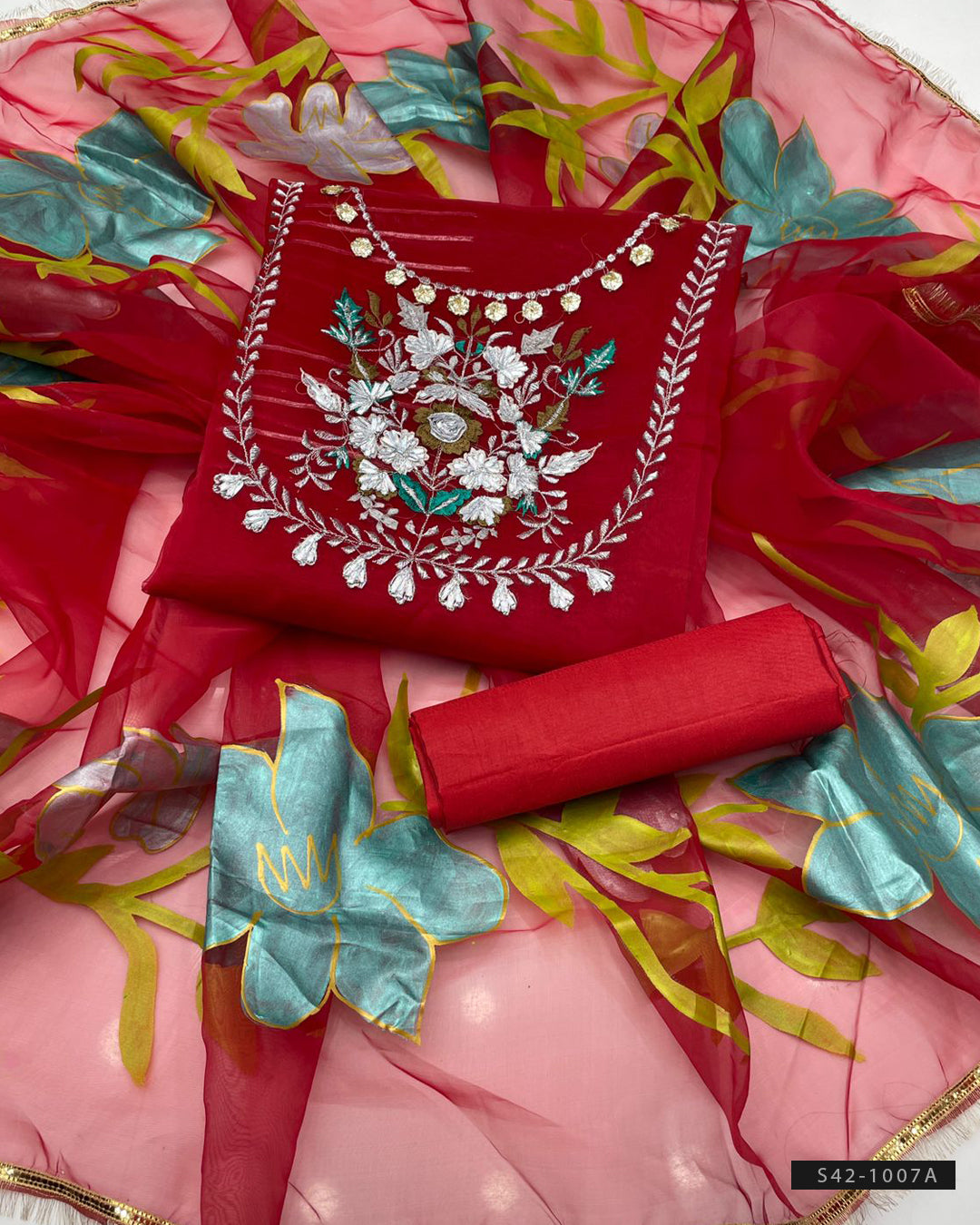 3 PC Unstitched Formal Wear Dress Collection