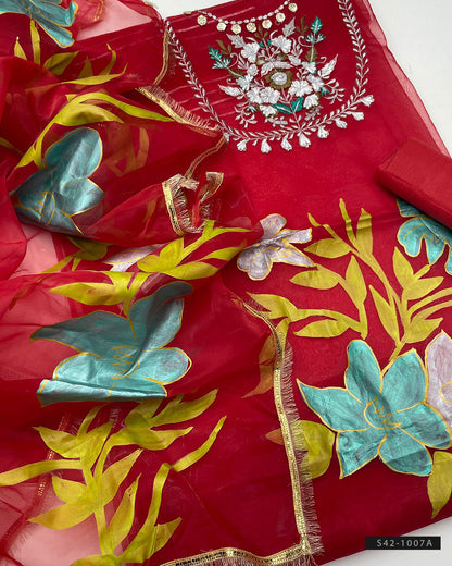 3 PC Unstitched Formal Wear Dress Collection