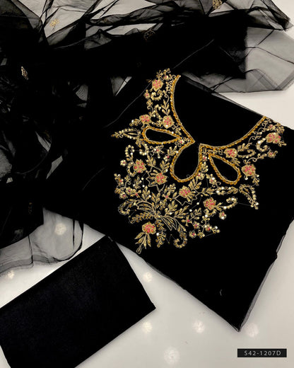 3 PC Unstitched Formal Wear Dress Collection