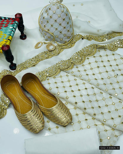 3 PC Unstitched Formal Wear Collection
