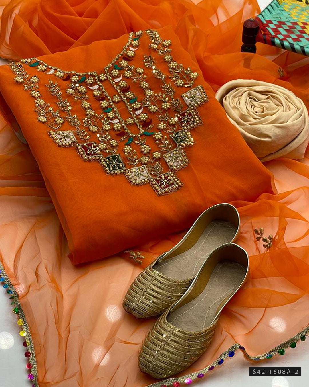 3 PC Unstitched Fancy Dress Collection