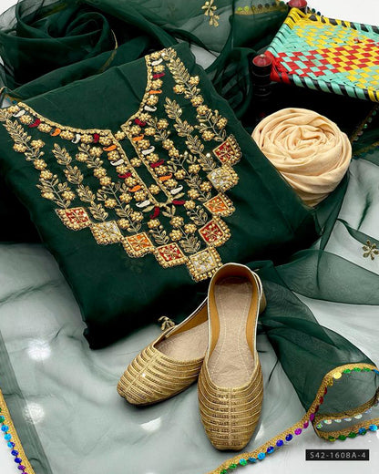 3 PC Unstitched Fancy Dress Collection